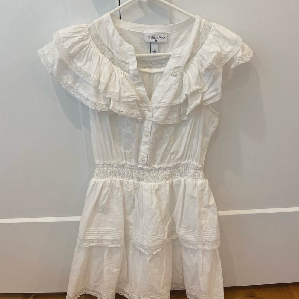 Loveshack fancy x target white dress